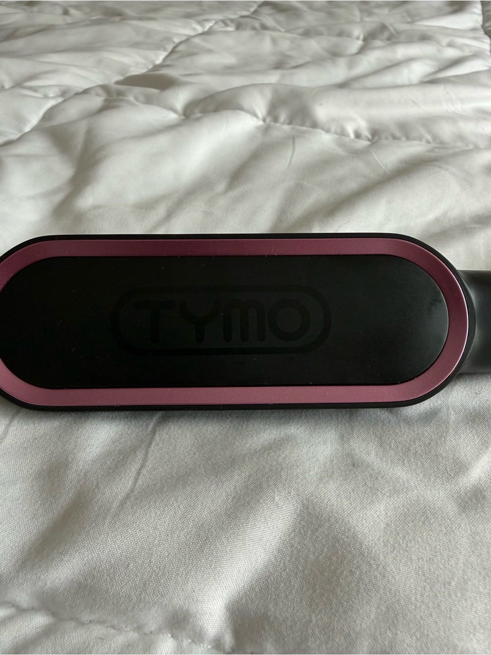TYMO Pink Hair Straightening Brush - Sleek Detangling Tool
